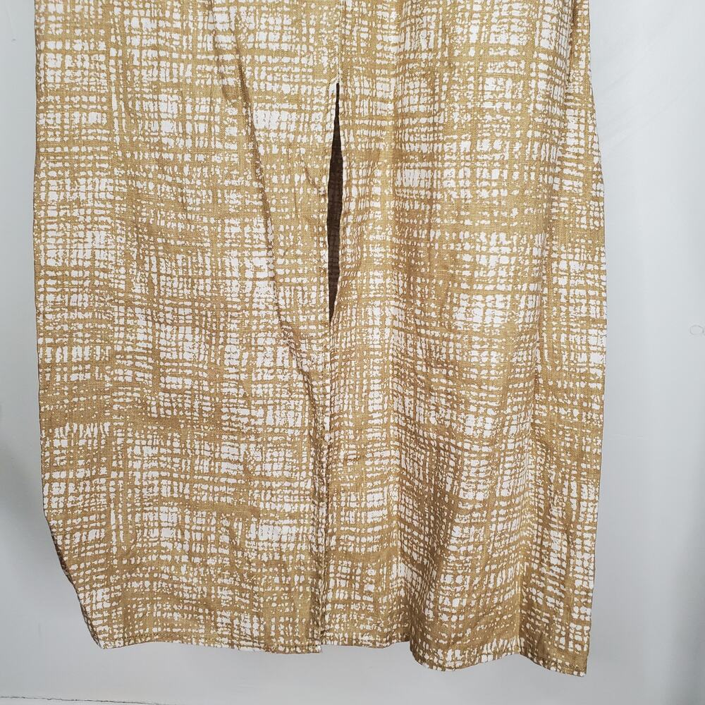 Reformation Amir Two Piece Skirt Set Tan Beige 100% Linen Back Slit Size Medium - Picture 9 of 15